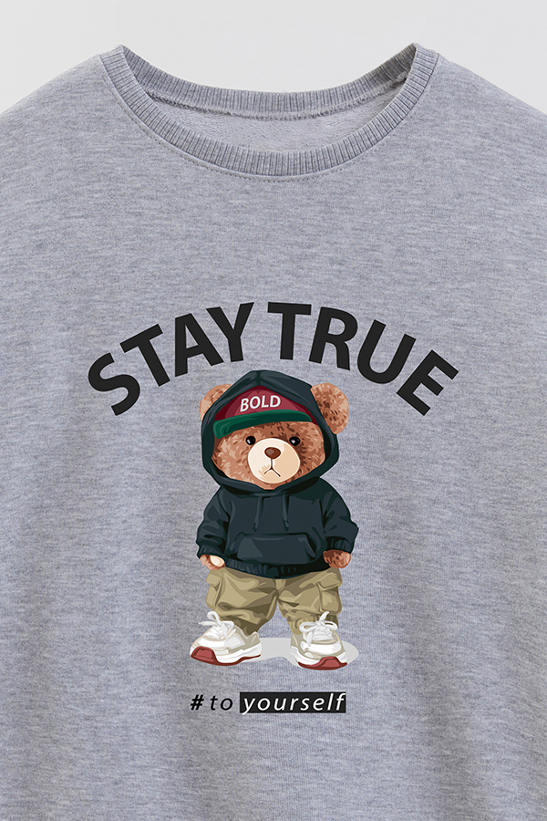 BUZO RUSTICO KIDS TEDDY STAY TRUE