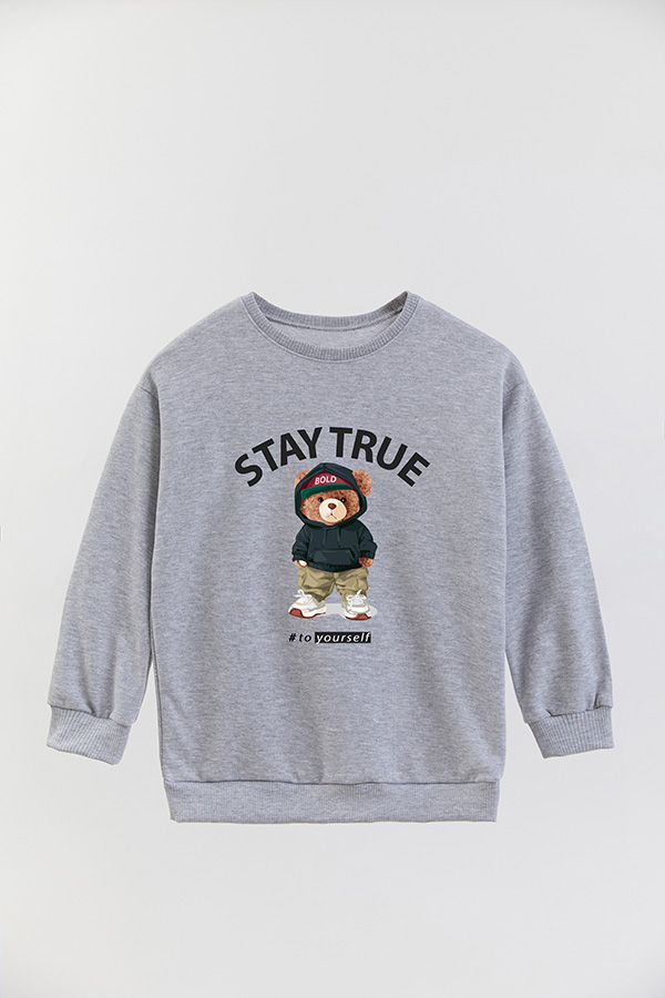BUZO RUSTICO KIDS TEDDY STAY TRUE