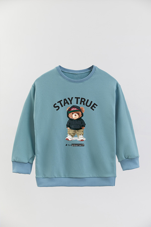 BUZO RUSTICO KIDS TEDDY STAY TRUE