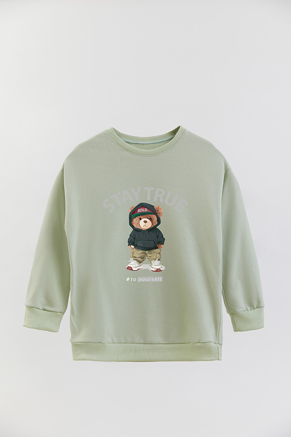 BUZO RUSTICO KIDS TEDDY STAY TRUE