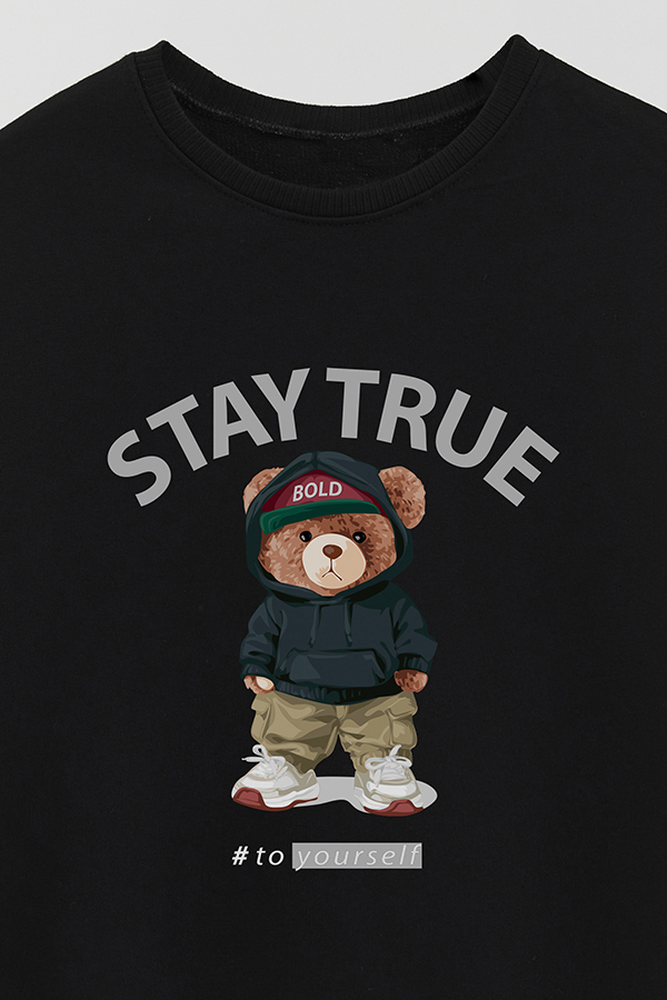 BUZO RUSTICO KIDS TEDDY STAY TRUE