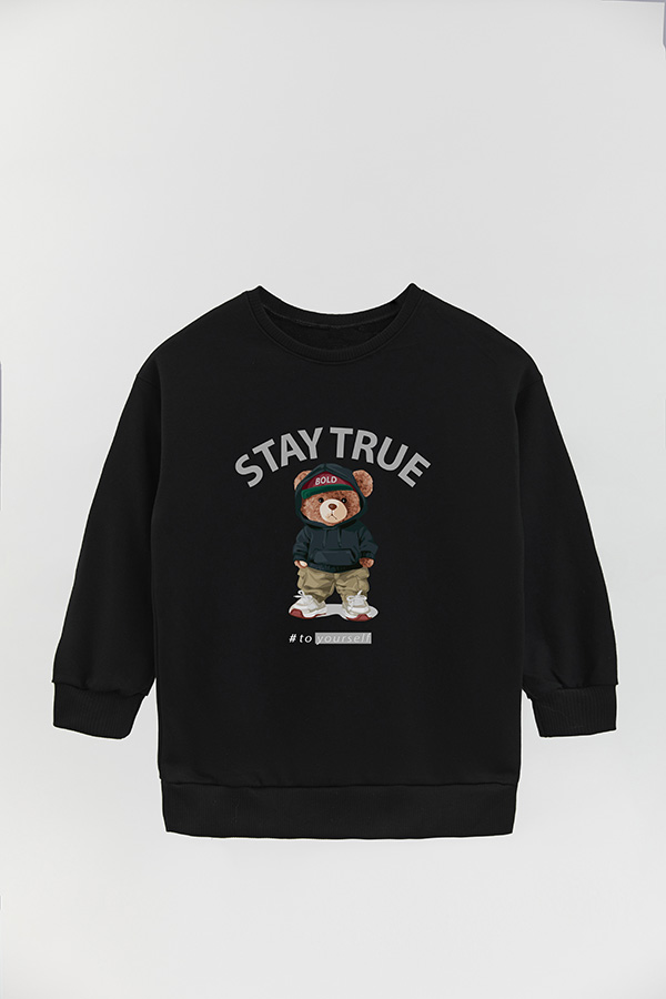 BUZO RUSTICO KIDS TEDDY STAY TRUE