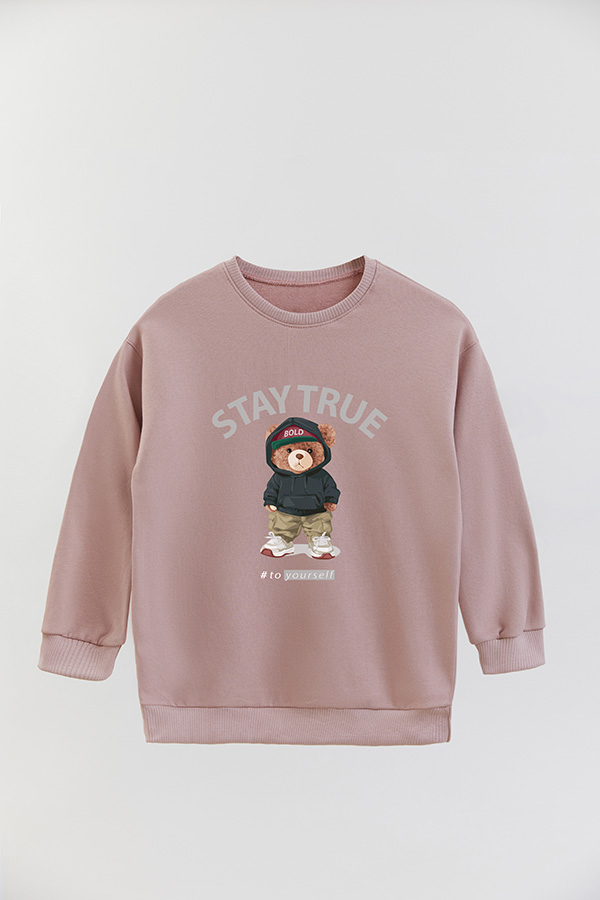 BUZO RUSTICO KIDS TEDDY STAY TRUE