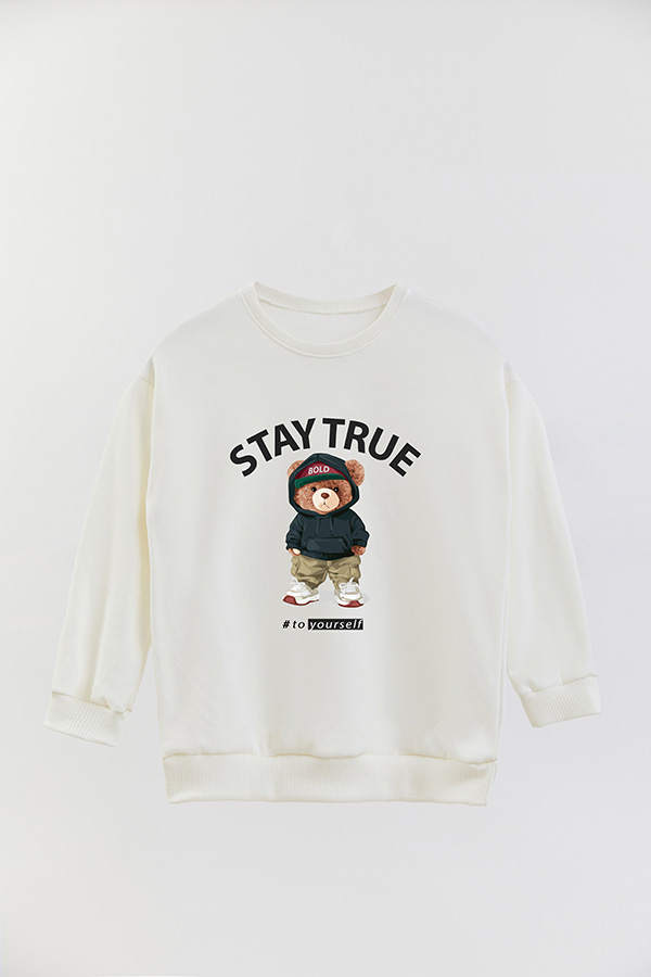 BUZO RUSTICO KIDS TEDDY STAY TRUE