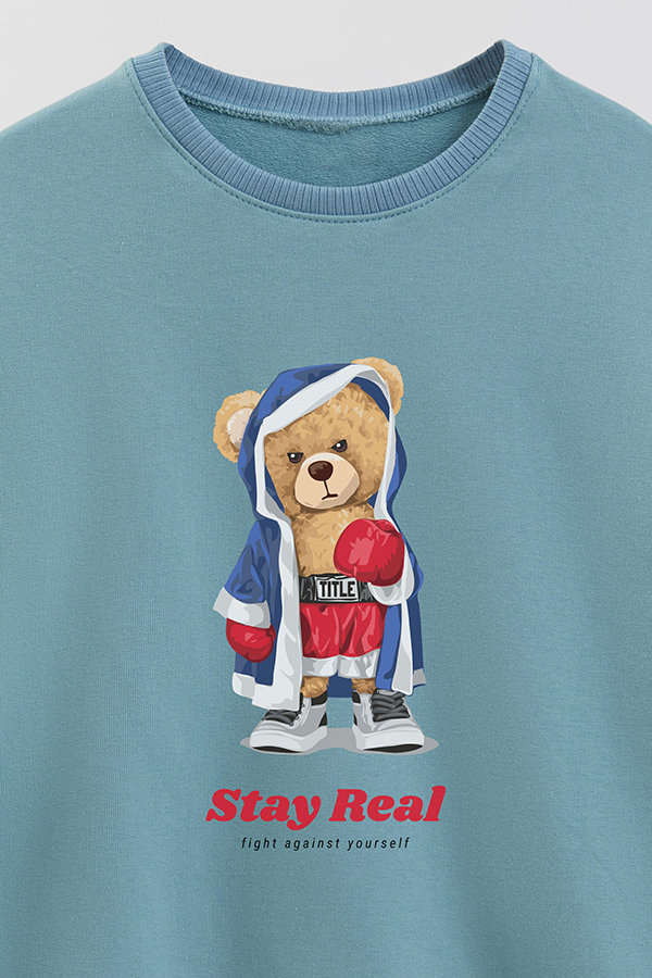 BUZO RUSTICO KIDS TEDDY STAY REAL