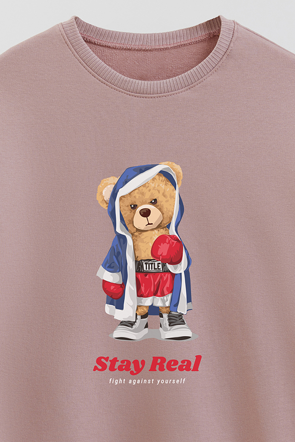 BUZO RUSTICO KIDS TEDDY STAY REAL
