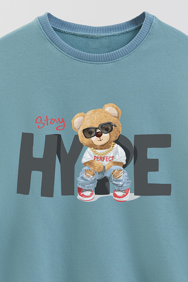 BUZO RUSTICO KIDS TEDDY STAY HYPE