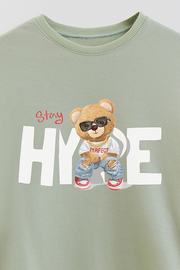 BUZO RUSTICO KIDS TEDDY STAY HYPE