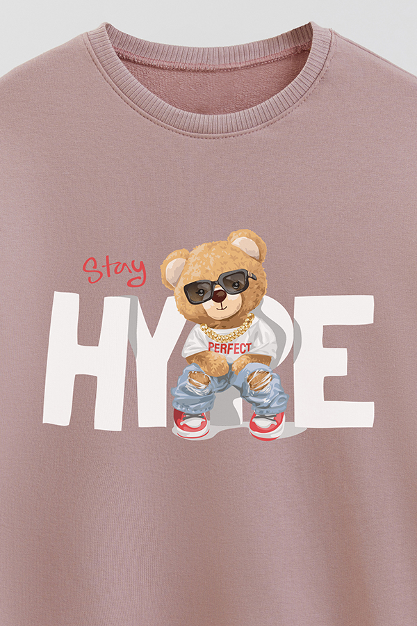 BUZO RUSTICO KIDS TEDDY STAY HYPE