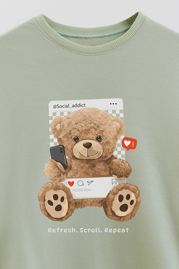 BUZO RUSTICO KIDS TEDDY SOCIAL ADDICT