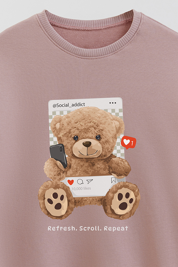 BUZO RUSTICO KIDS TEDDY SOCIAL ADDICT
