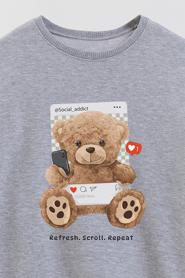 BUZO RUSTICO KIDS TEDDY SOCIAL ADDICT