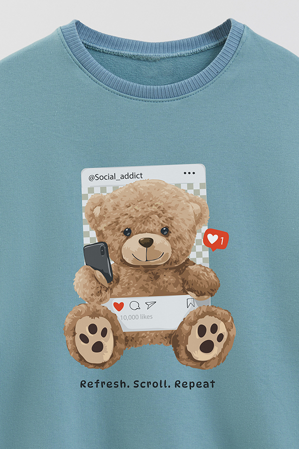 BUZO RUSTICO KIDS TEDDY SOCIAL ADDICT