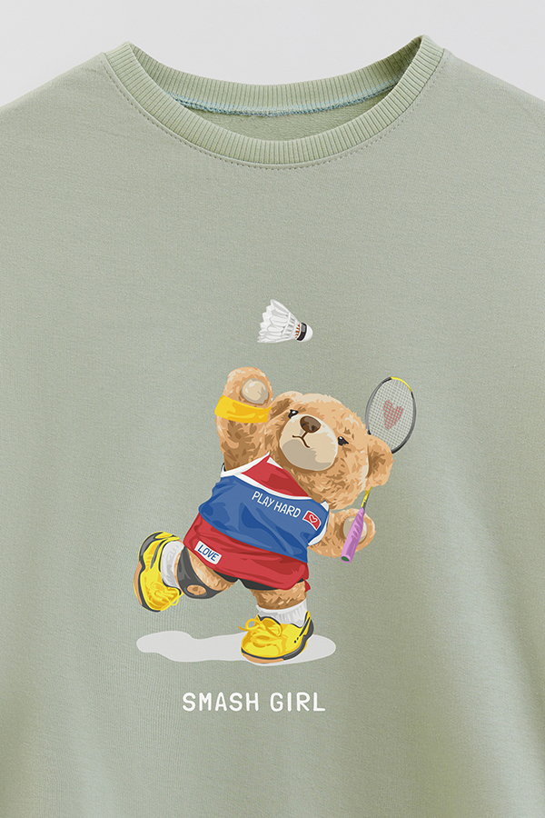 BUZO RUSTICO KIDS TEDDY SMASH GIRL