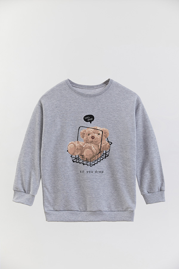 BUZO RUSTICO KIDS TEDDY SHOP TILL YOU DROP