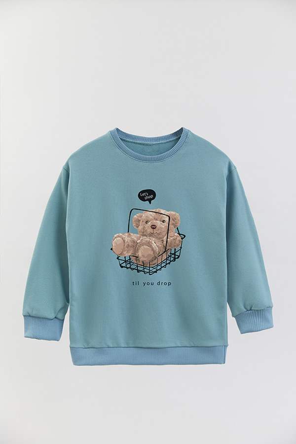 BUZO RUSTICO KIDS TEDDY SHOP TILL YOU DROP