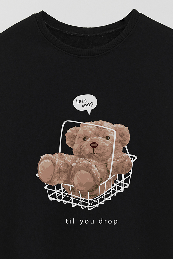 BUZO RUSTICO KIDS TEDDY SHOP TILL YOU DROP