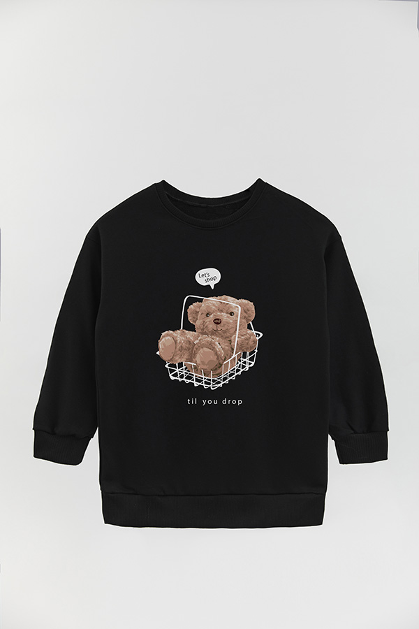 BUZO RUSTICO KIDS TEDDY SHOP TILL YOU DROP