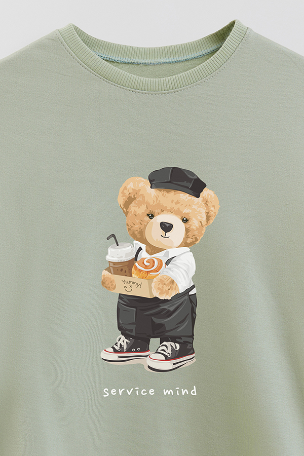 BUZO RUSTICO KIDS TEDDY SERVICE MIND