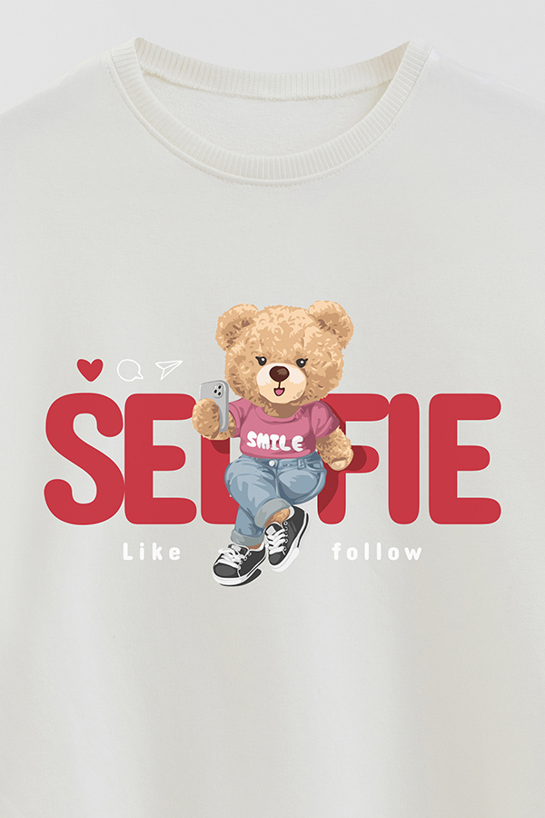 BUZO RUSTICO KIDS TEDDY SELFIE