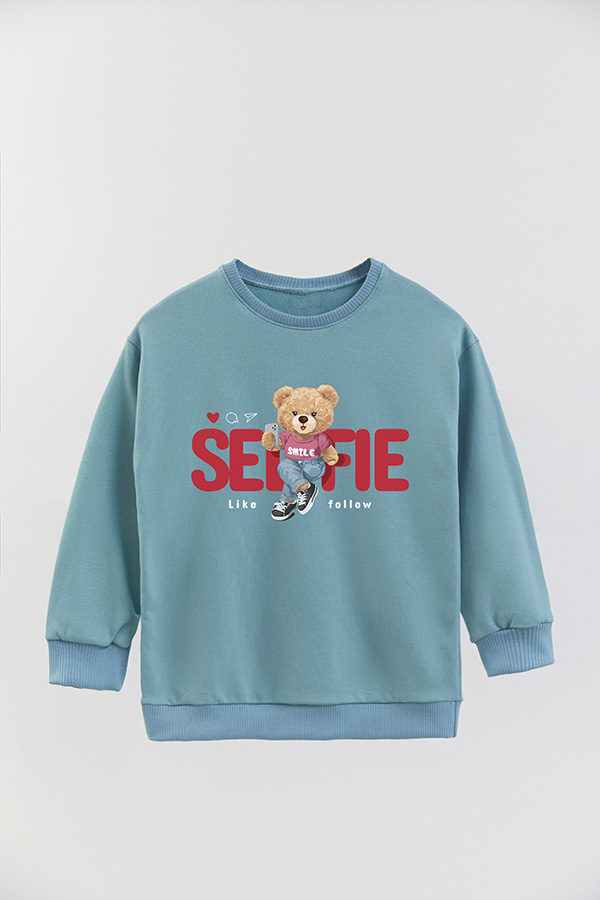 BUZO RUSTICO KIDS TEDDY SELFIE