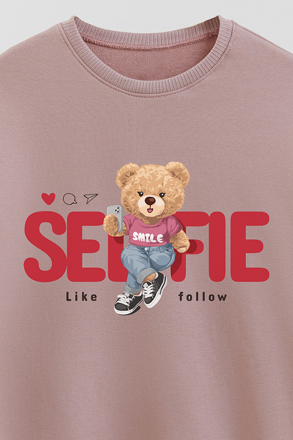 BUZO RUSTICO KIDS TEDDY SELFIE