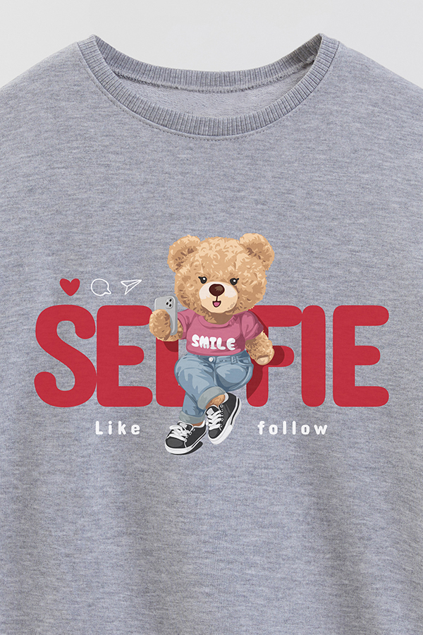 BUZO RUSTICO KIDS TEDDY SELFIE