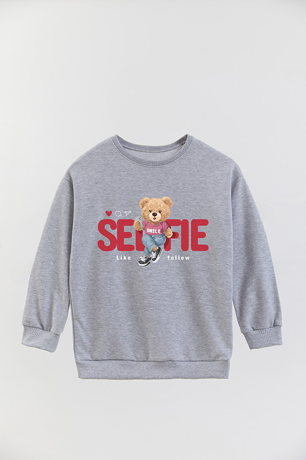 BUZO RUSTICO KIDS TEDDY SELFIE