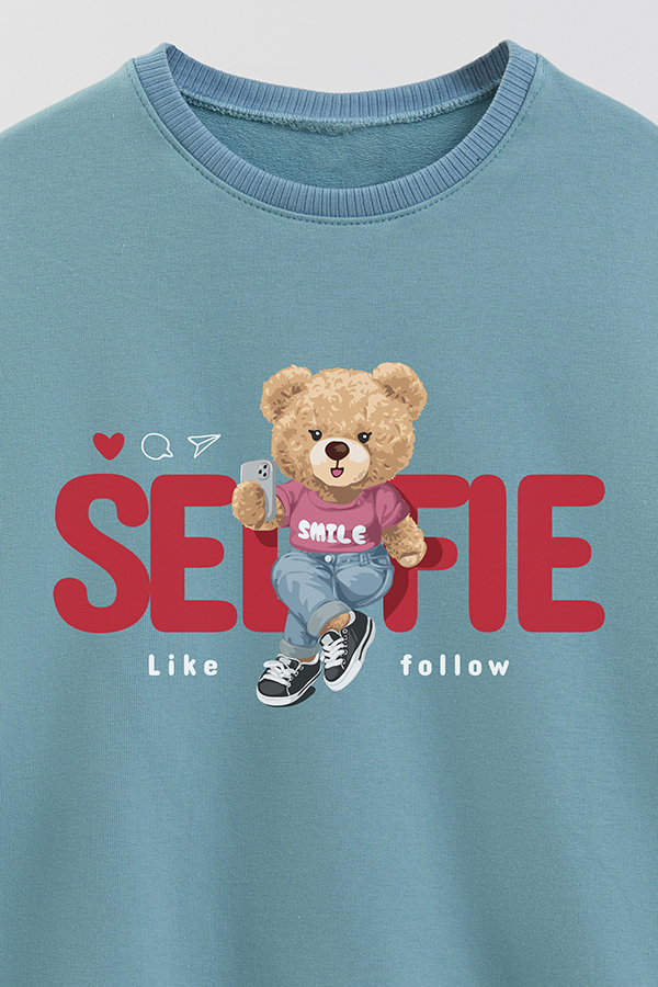 BUZO RUSTICO KIDS TEDDY SELFIE