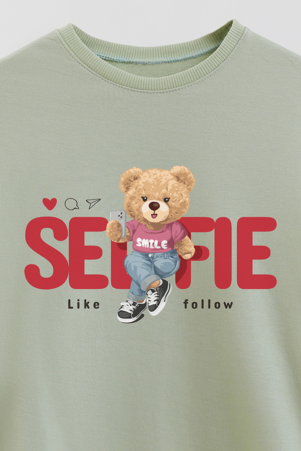 BUZO RUSTICO KIDS TEDDY SELFIE