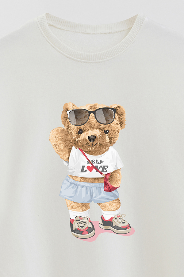 BUZO RUSTICO KIDS TEDDY SELF LOVE