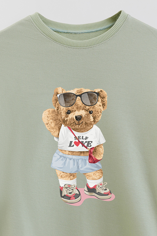 BUZO RUSTICO KIDS TEDDY SELF LOVE