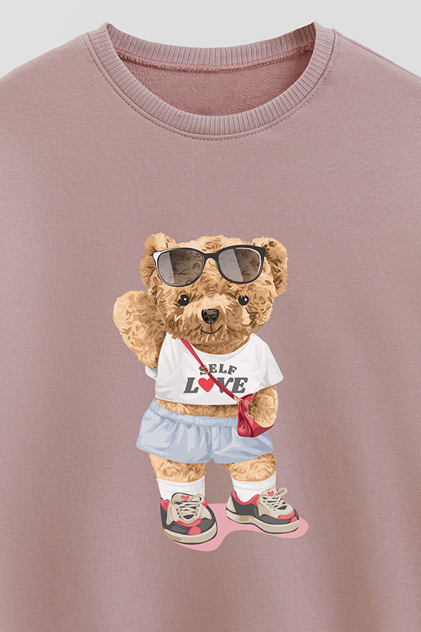 BUZO RUSTICO KIDS TEDDY SELF LOVE