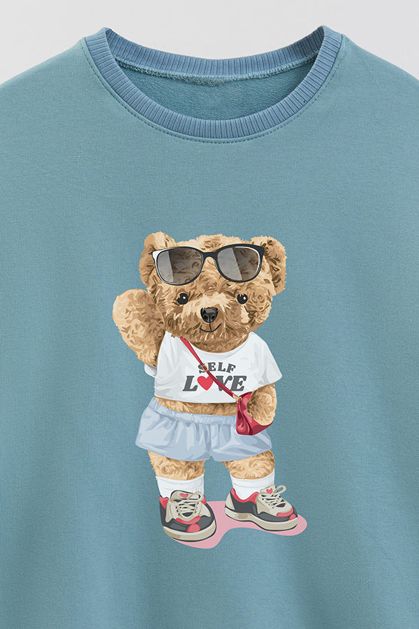 BUZO RUSTICO KIDS TEDDY SELF LOVE