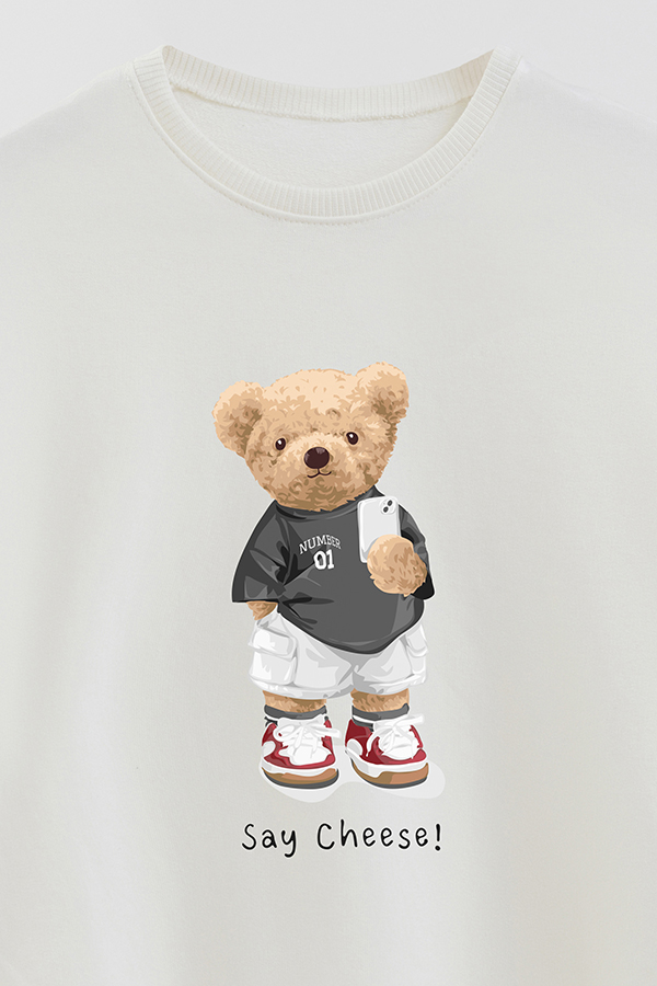 BUZO RUSTICO KIDS TEDDY SAY CHEESE