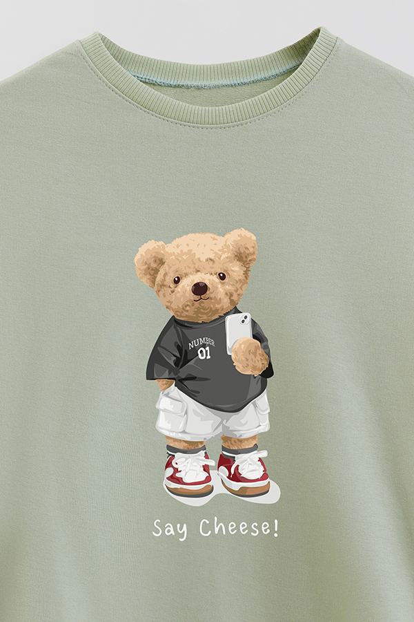 BUZO RUSTICO KIDS TEDDY SAY CHEESE