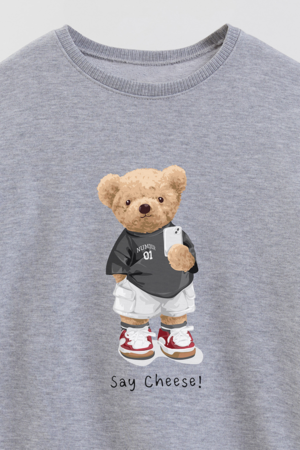 BUZO RUSTICO KIDS TEDDY SAY CHEESE