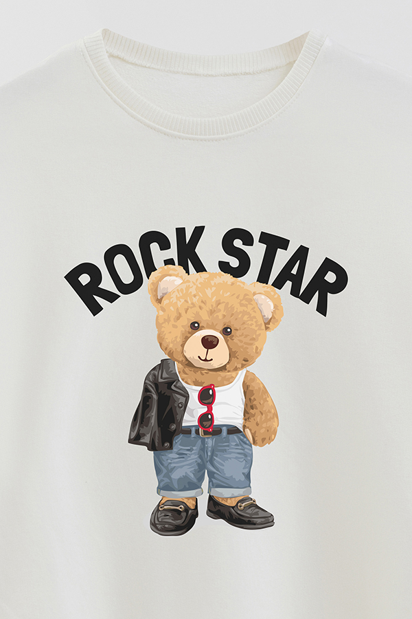 BUZO RUSTICO KIDS TEDDY ROCKSTAR