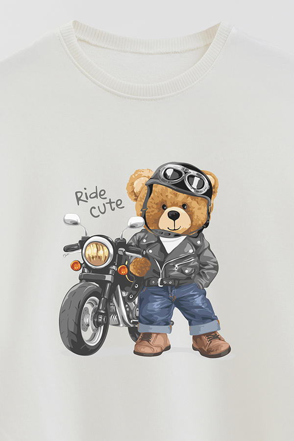 BUZO RUSTICO KIDS TEDDY RIDE CUTE