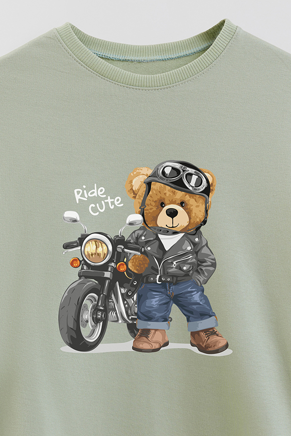 BUZO RUSTICO KIDS TEDDY RIDE CUTE