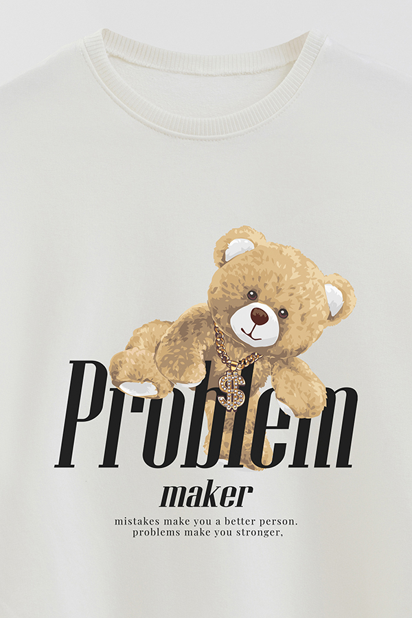 BUZO RUSTICO KIDS TEDDY PROBLEM MAKER