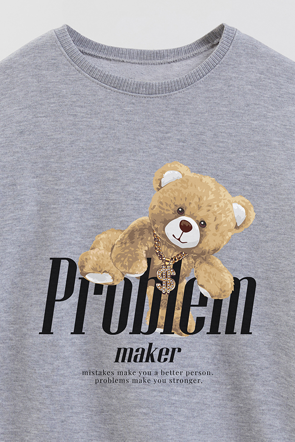 BUZO RUSTICO KIDS TEDDY PROBLEM MAKER