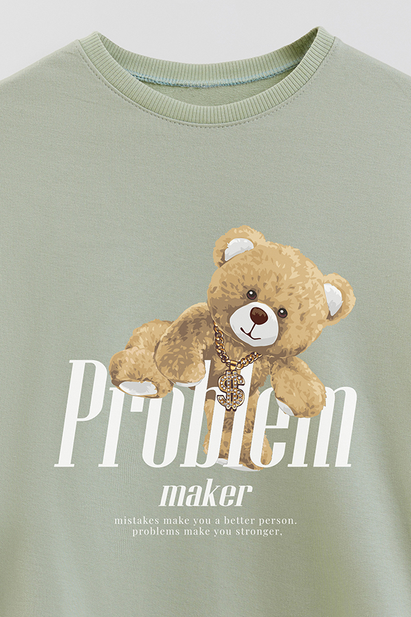 BUZO RUSTICO KIDS TEDDY PROBLEM MAKER