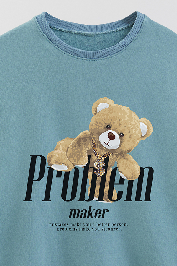 BUZO RUSTICO KIDS TEDDY PROBLEM MAKER