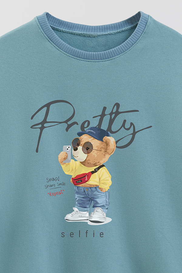 BUZO RUSTICO KIDS TEDDY PRETTY SELFIE