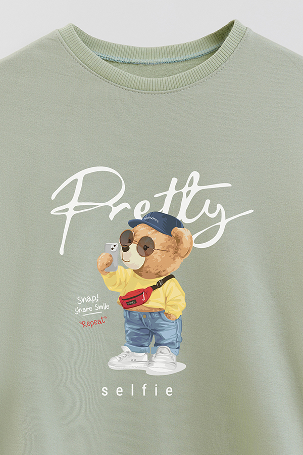 BUZO RUSTICO KIDS TEDDY PRETTY SELFIE