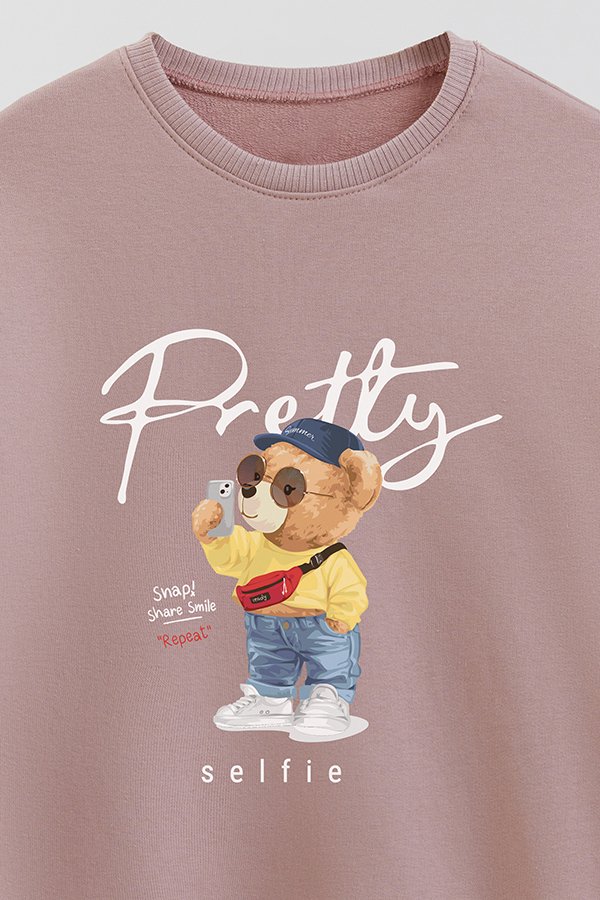 BUZO RUSTICO KIDS TEDDY PRETTY SELFIE