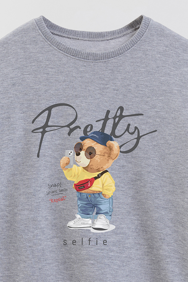 BUZO RUSTICO KIDS TEDDY PRETTY SELFIE