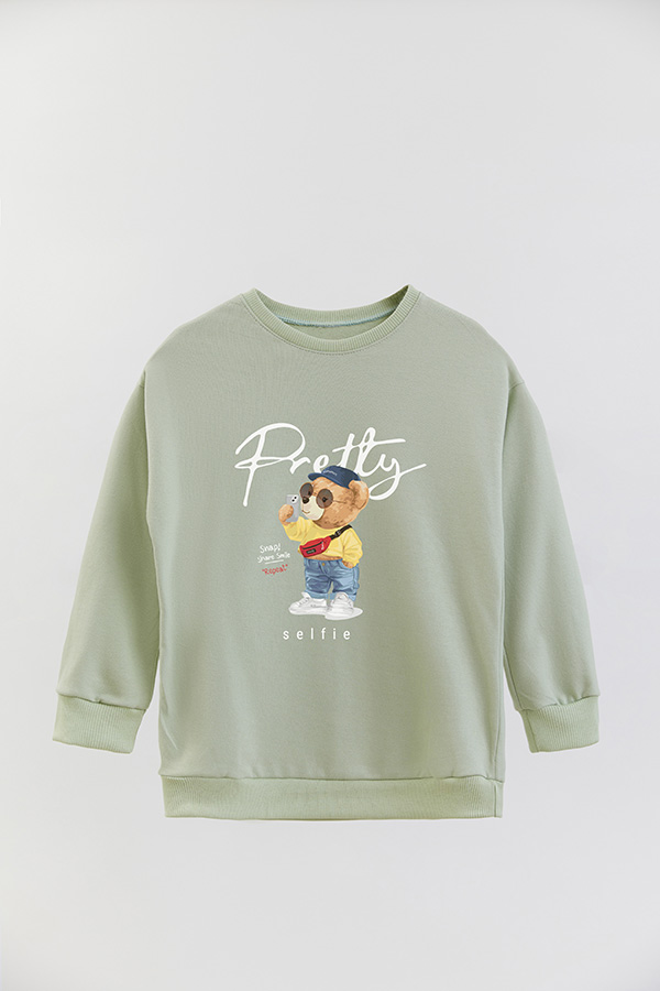 BUZO RUSTICO KIDS TEDDY PRETTY SELFIE