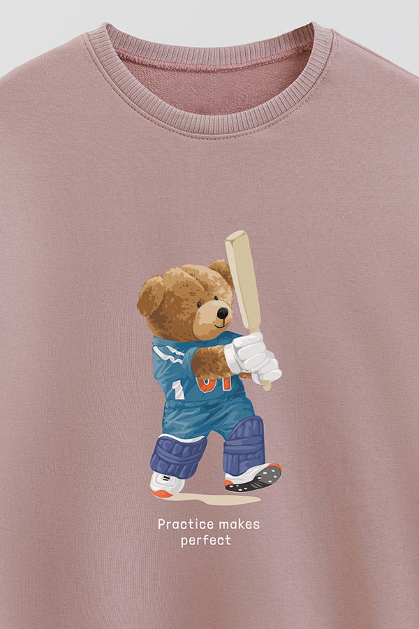 BUZO RUSTICO KIDS TEDDY PRACTICE MAKES PERFECT